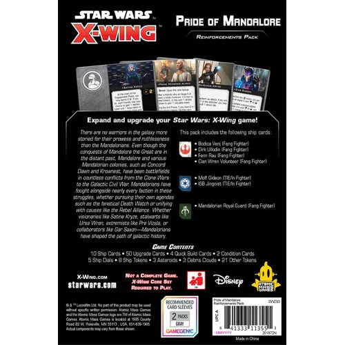Atomic Mass Games Star Wars X-Wing 2E: Pride Of Mandalore Reinforcements Pack 2 Atomic Mass Games Star Wars X-Wing 2E: Pride Of Mandalore Reinforcements Pack - Image 2