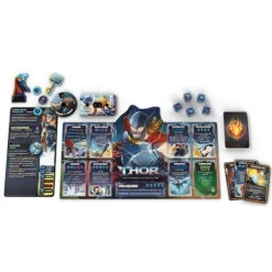 USAopoly Marvel Dice Throne: 4-Hero Box (Scarlet Witch, Thor, Loki, & Spider-Man) -Card Game Store USODT011754 3
