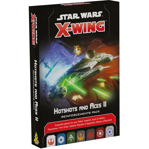Atomic Mass Games Star Wars X-Wing 2E: Hot Shots & Aces II Reinforcements Pack 1 Atomic Mass Games Star Wars X-Wing 2E: Hot Shots & Aces II Reinforcements Pack