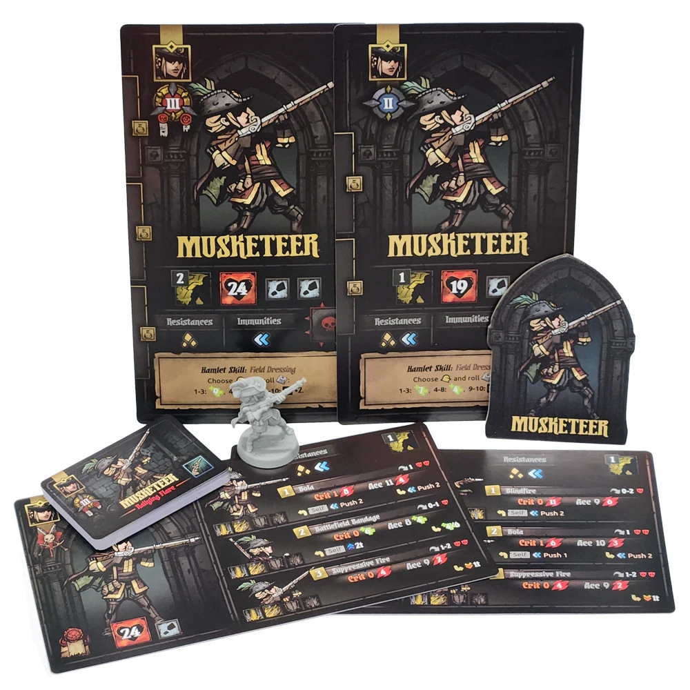 Darkest Dungeon: The Board Game - Musketeer Hero Expansion 1 Darkest Dungeon: The Board Game - Musketeer Hero Expansion
